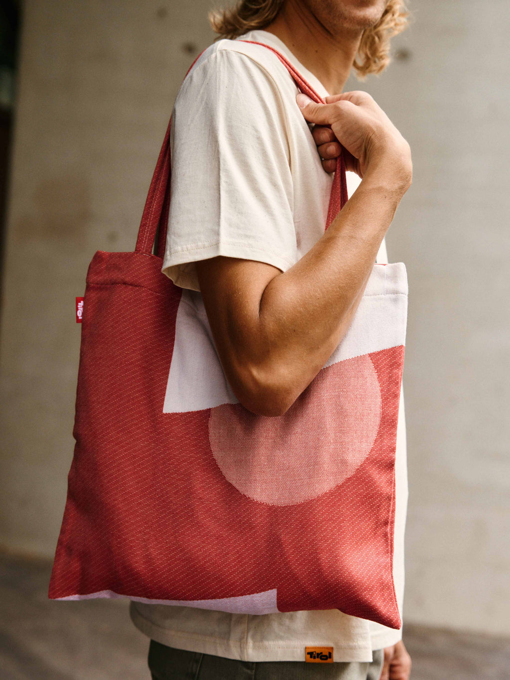 Tiroler Webkunst Tasche „Formenspiel“